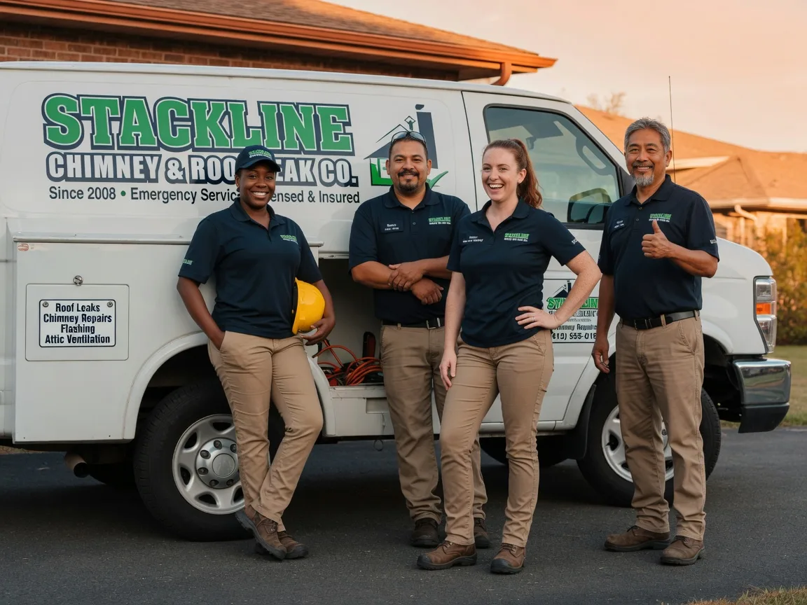 Chimney flashing repair company in Brook Park, MN